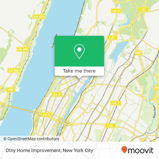 Dtny Home Improvement map