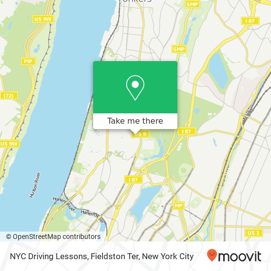 NYC Driving Lessons, Fieldston Ter map