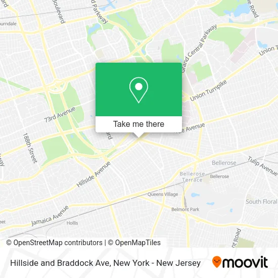 Mapa de Hillside and Braddock Ave