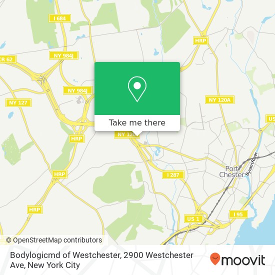 Mapa de Bodylogicmd of Westchester, 2900 Westchester Ave