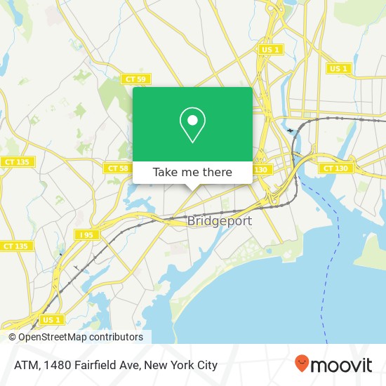 ATM, 1480 Fairfield Ave map