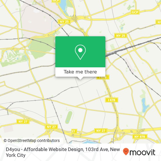 D4you - Affordable Website Design, 103rd Ave map