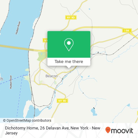 Mapa de Dichotomy Home, 26 Delavan Ave