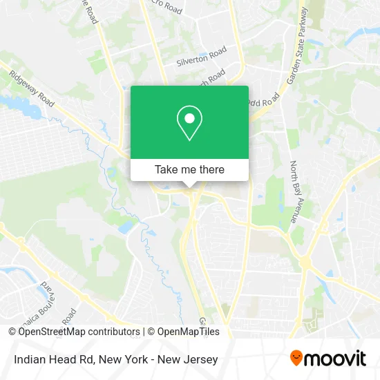 Indian Head Rd map