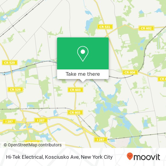 Mapa de Hi-Tek Electrical, Kosciusko Ave