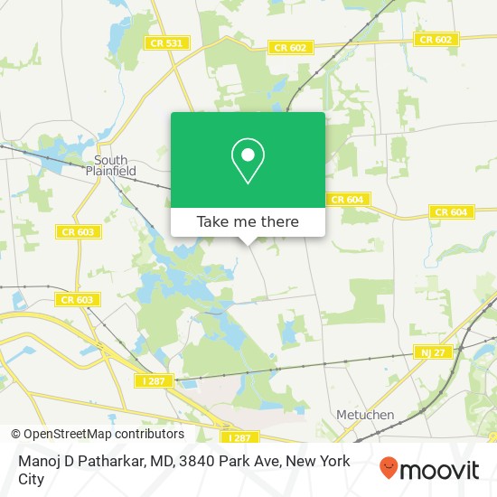 Manoj D Patharkar, MD, 3840 Park Ave map