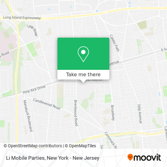 Li Mobile Parties map