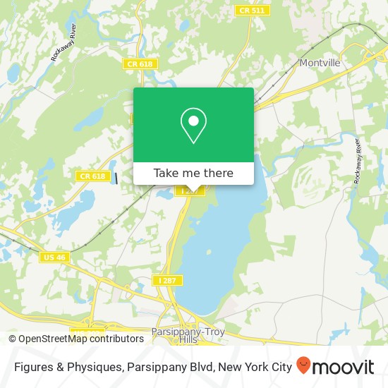 Mapa de Figures & Physiques, Parsippany Blvd