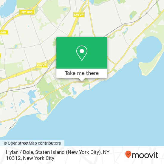 Mapa de Hylan / Dole, Staten Island (New York City), NY 10312