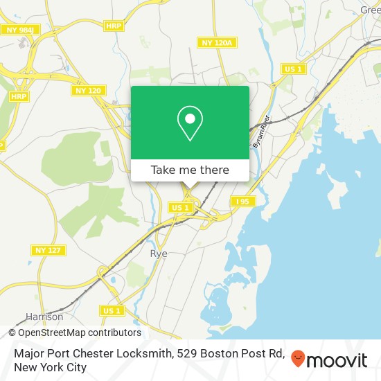 Mapa de Major Port Chester Locksmith, 529 Boston Post Rd