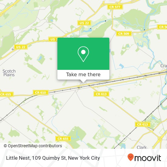 Little Nest, 109 Quimby St map