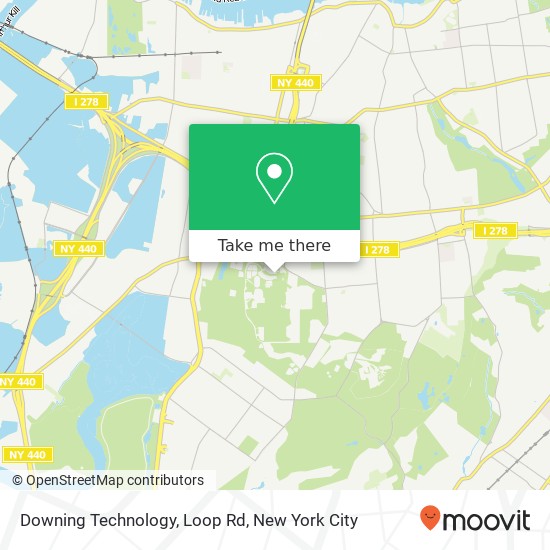 Mapa de Downing Technology, Loop Rd
