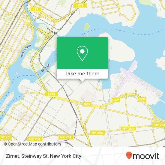 Zirnet, Steinway St map