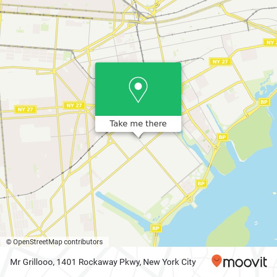 Mapa de Mr Grillooo, 1401 Rockaway Pkwy