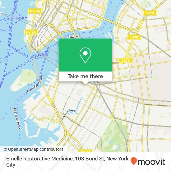 Emèlle Restorative Medicine, 103 Bond St map