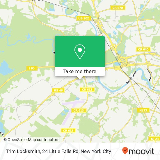 Trim Locksmith, 24 Little Falls Rd map