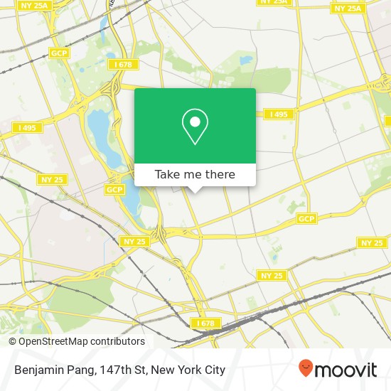 Mapa de Benjamin Pang, 147th St