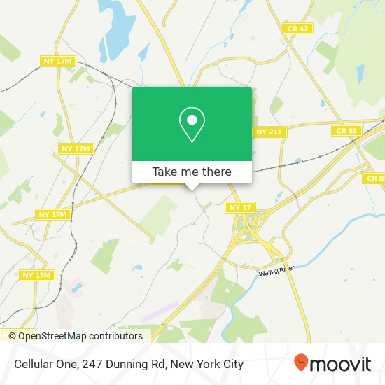 Cellular One, 247 Dunning Rd map