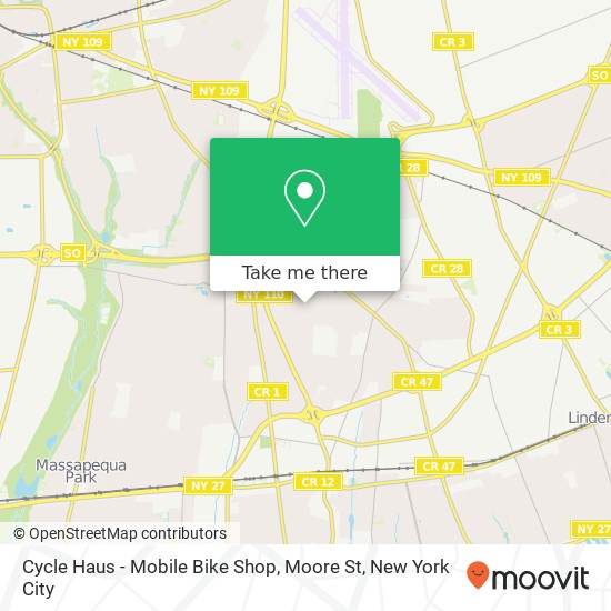 Cycle Haus - Mobile Bike Shop, Moore St map