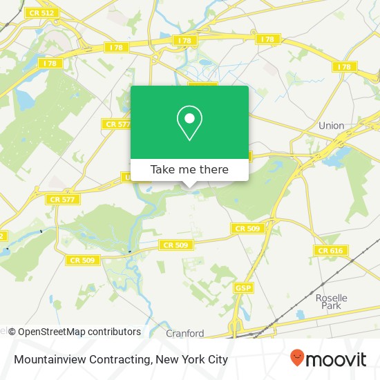 Mapa de Mountainview Contracting