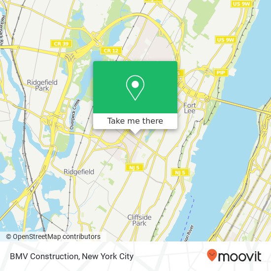 BMV Construction map