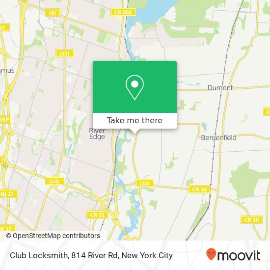 Club Locksmith, 814 River Rd map