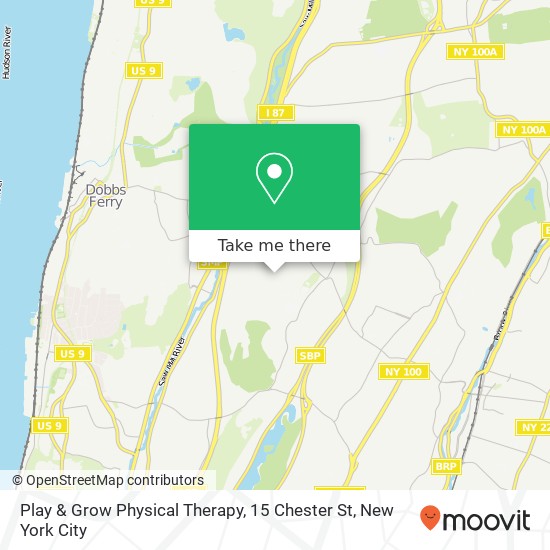 Mapa de Play & Grow Physical Therapy, 15 Chester St