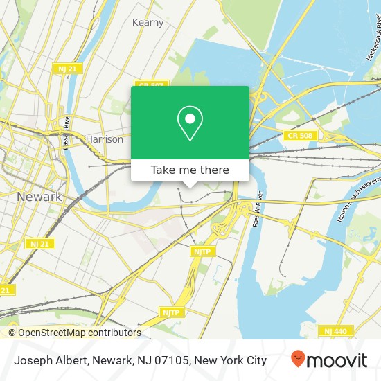 Joseph Albert, Newark, NJ 07105 map