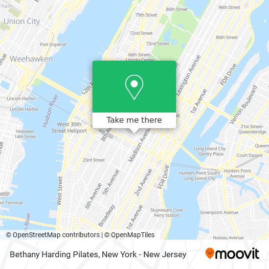 Bethany Harding Pilates map