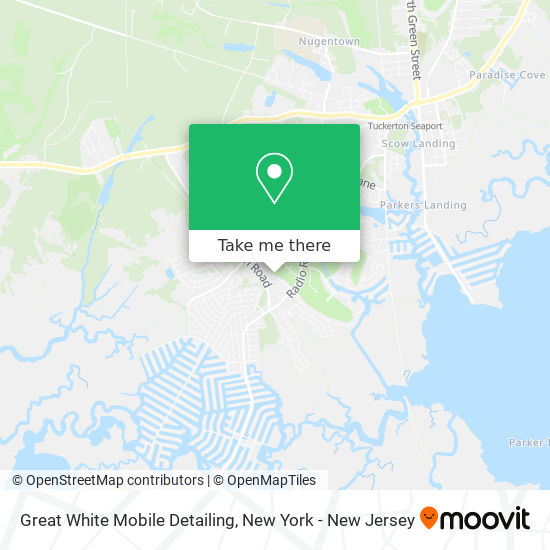 Great White Mobile Detailing map