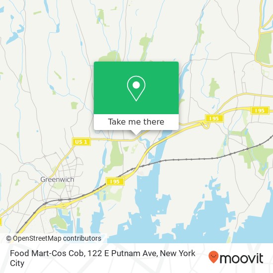 Food Mart-Cos Cob, 122 E Putnam Ave map