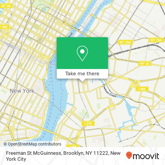 Freeman St McGuinness, Brooklyn, NY 11222 map