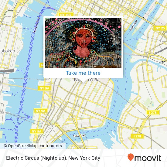 Electric Circus (Nightclub) map
