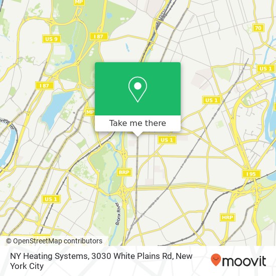 NY Heating Systems, 3030 White Plains Rd map