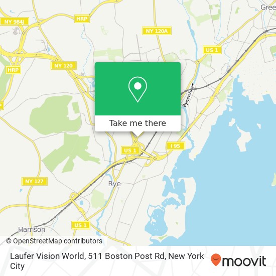 Mapa de Laufer Vision World, 511 Boston Post Rd