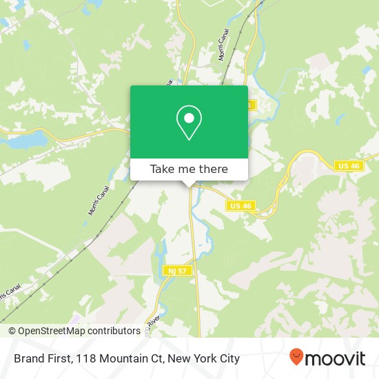 Brand First, 118 Mountain Ct map