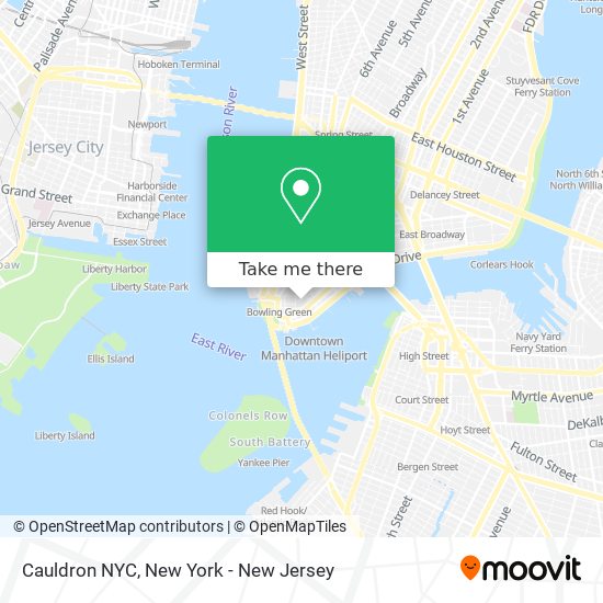 Cauldron NYC map