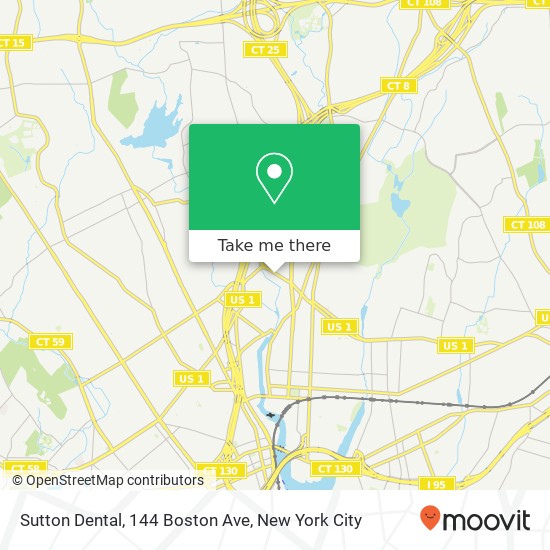 Mapa de Sutton Dental, 144 Boston Ave