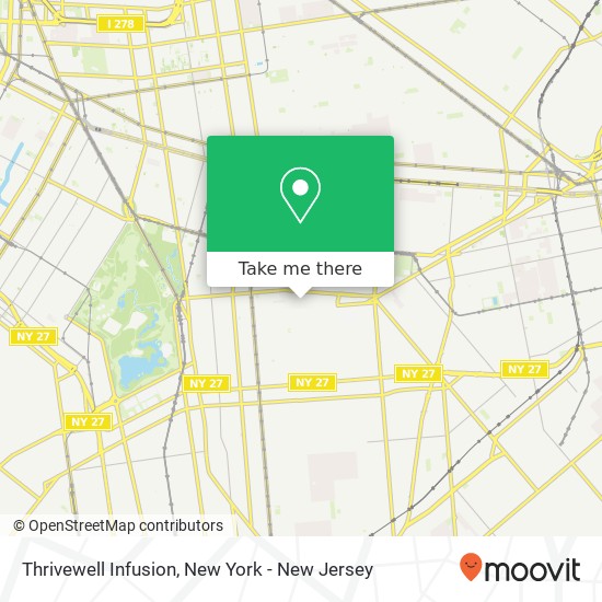 Thrivewell Infusion map