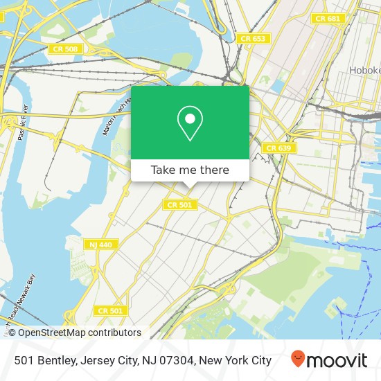 501 Bentley, Jersey City, NJ 07304 map