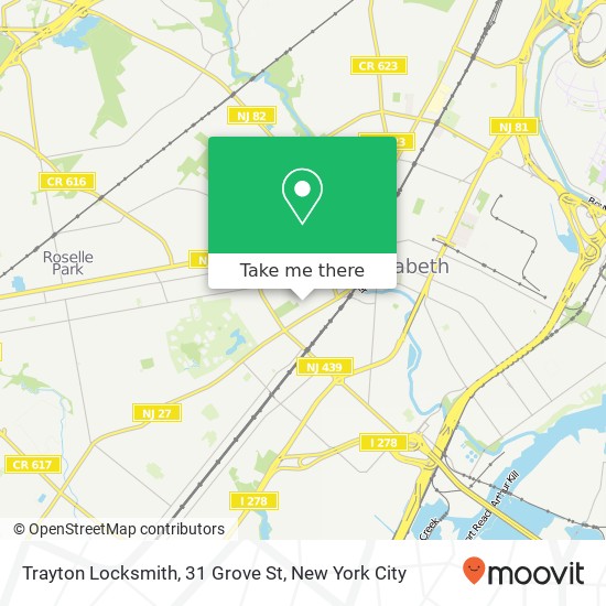 Mapa de Trayton Locksmith, 31 Grove St