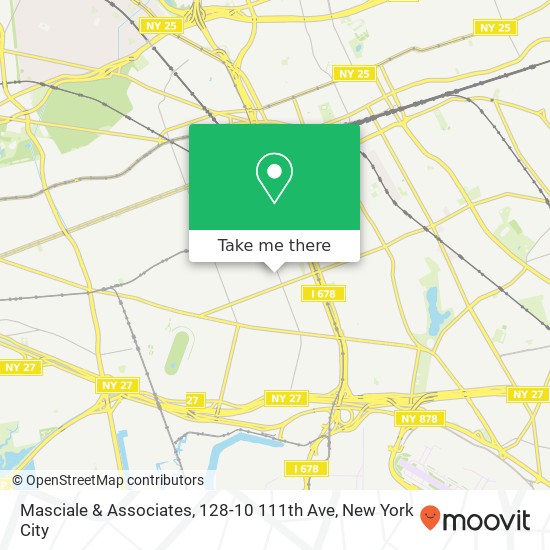 Mapa de Masciale & Associates, 128-10 111th Ave