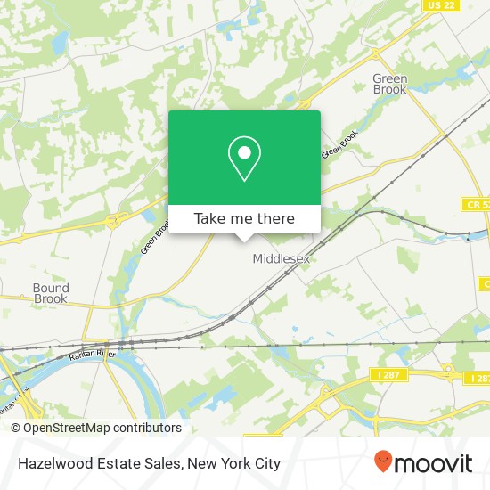 Hazelwood Estate Sales map