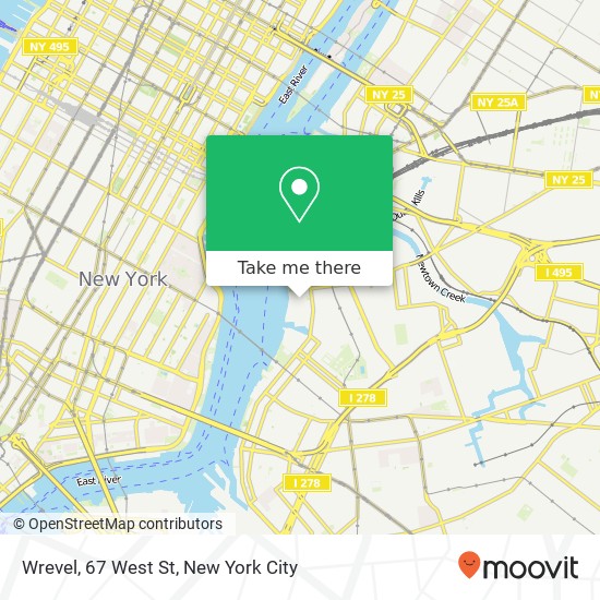 Wrevel, 67 West St map