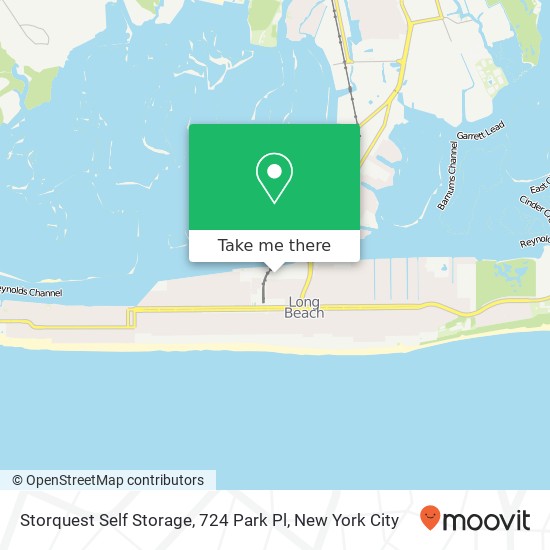 Mapa de Storquest Self Storage, 724 Park Pl