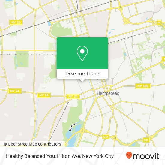 Healthy Balanced You, Hilton Ave map