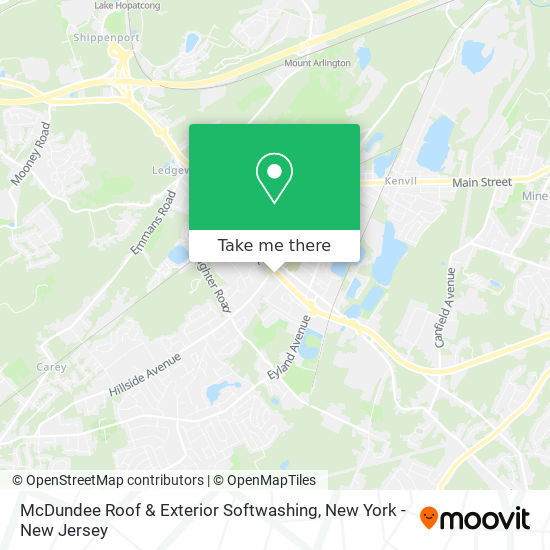 McDundee Roof & Exterior Softwashing map
