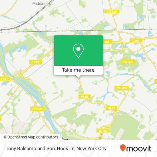 Mapa de Tony Balsamo and Son, Hoes Ln