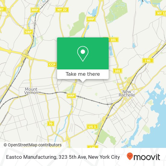 Mapa de Eastco Manufacturing, 323 5th Ave