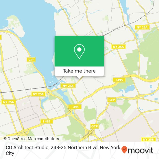 Mapa de CD Architect Studio, 248-25 Northern Blvd